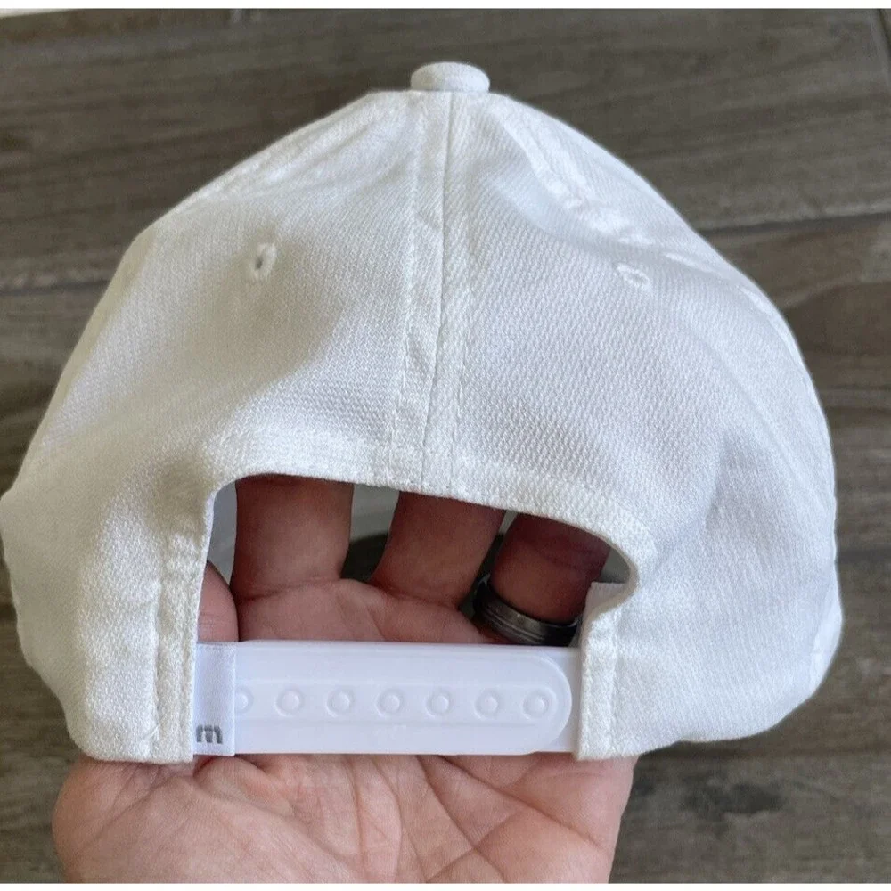 TravisMathew White Cap Hat Adjustable Flexfit Snapback